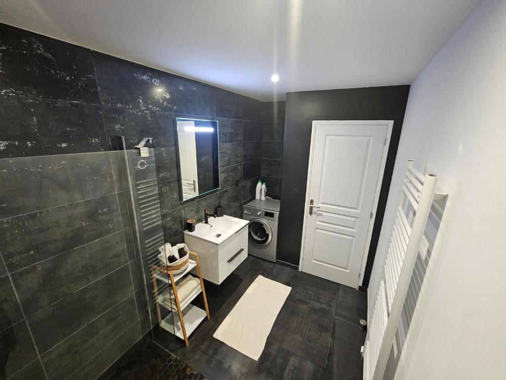Koupelna v ubytování Appartement T2 bis à morbier