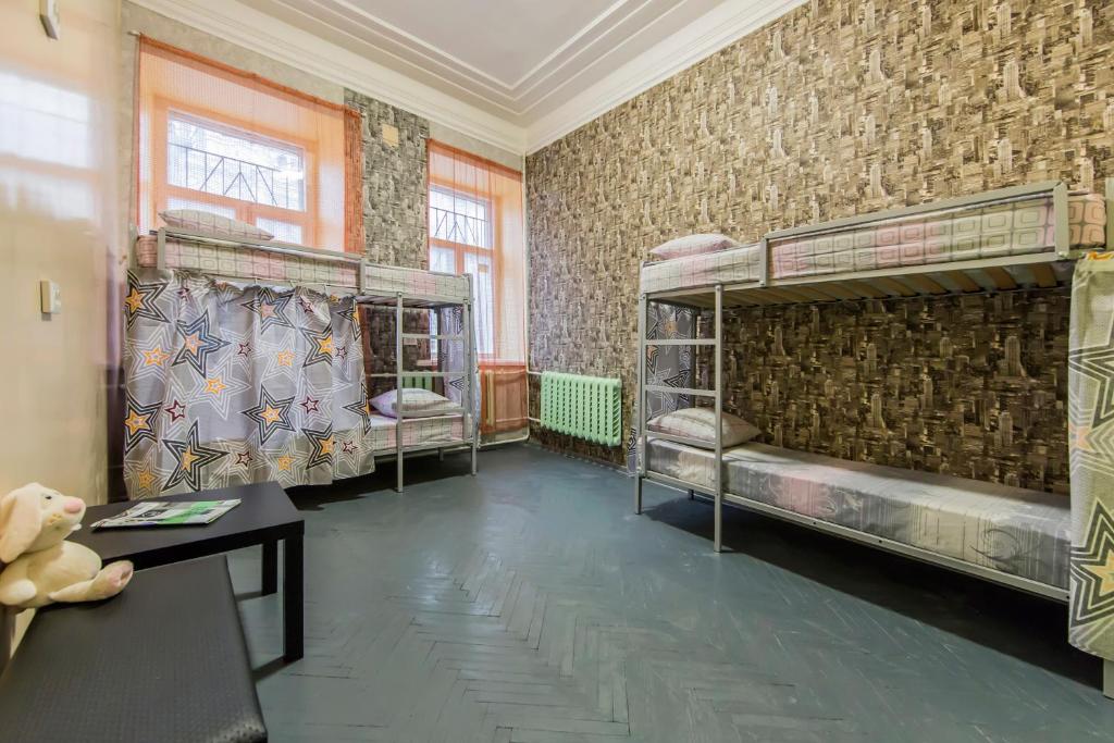 Letto o letti in una camera di Hostel Vokzalnaya
