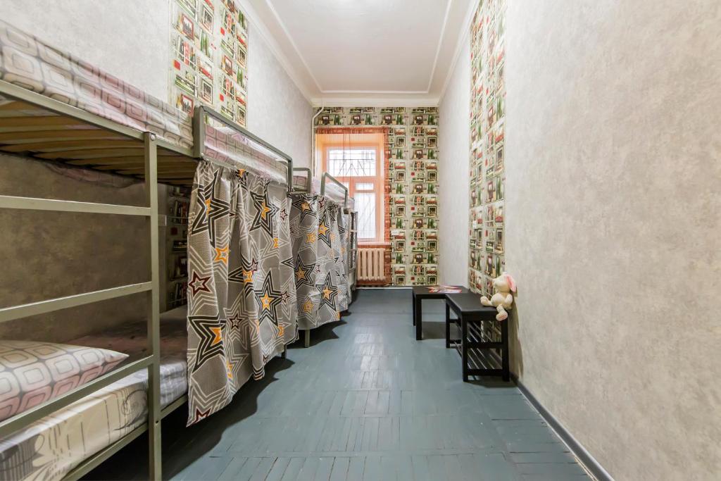 Letto o letti in una camera di Hostel Vokzalnaya