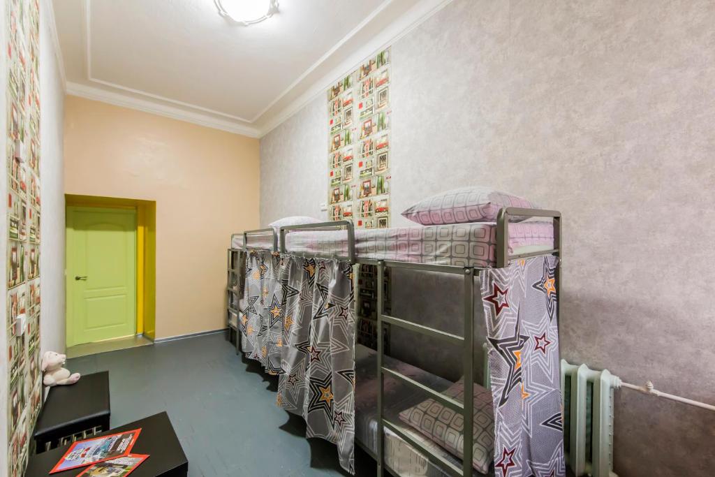 Letto o letti in una camera di Hostel Vokzalnaya
