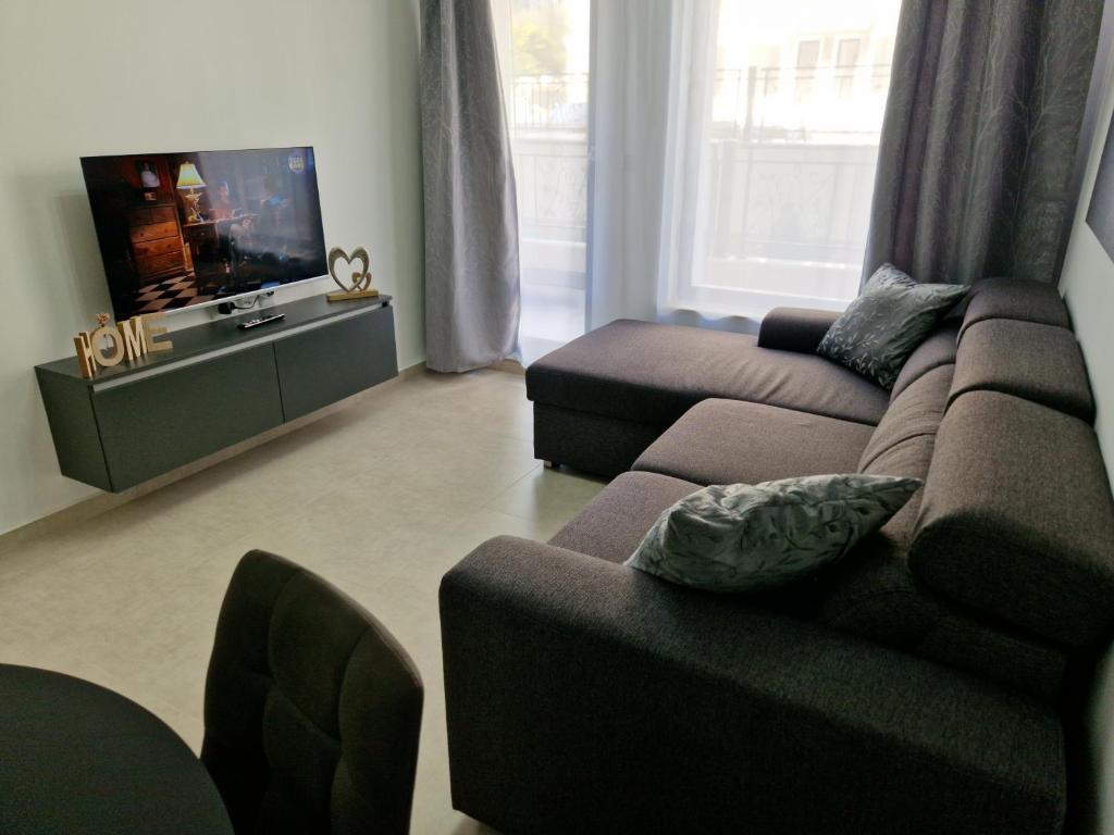 Posezení v ubytování Polarstar 2-Zimmer Appartements