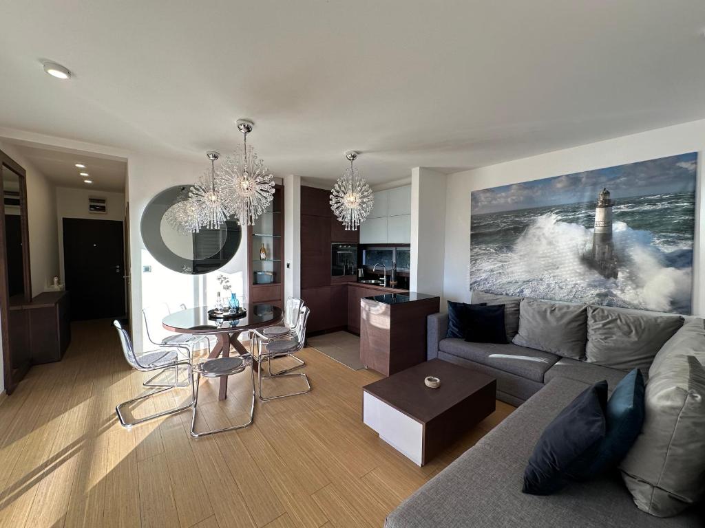 Posezení v ubytování Apartment Kovacevic With Sea View