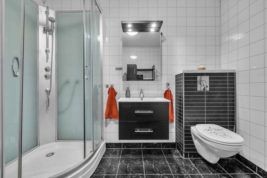 Koupelna v ubytování Perfect home for special moments