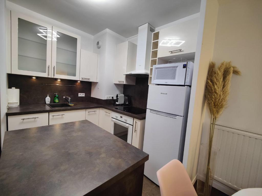 A cozinha ou cozinha compacta de QuietStay 20&#39; PARIS, Connected HOME avec Terrasse