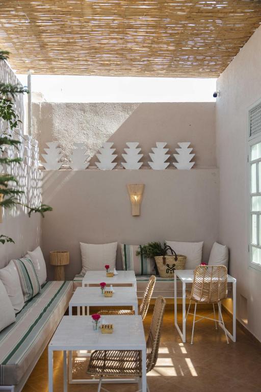 Posezení v ubytování M-17 Riad & Spa
