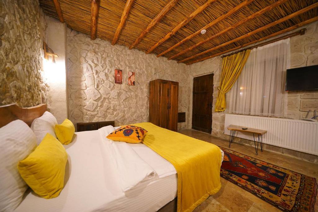 Cappadocia Nar Cave House & Swimming Pool - Stein -Doppel-/Zwillingszimmer Mit Terrasse