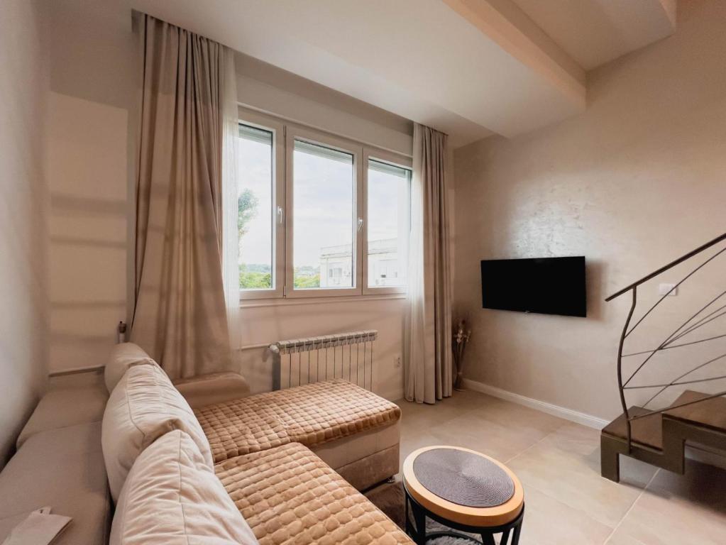 TV a/nebo společenská místnost v ubytování Fantasy Apartment
