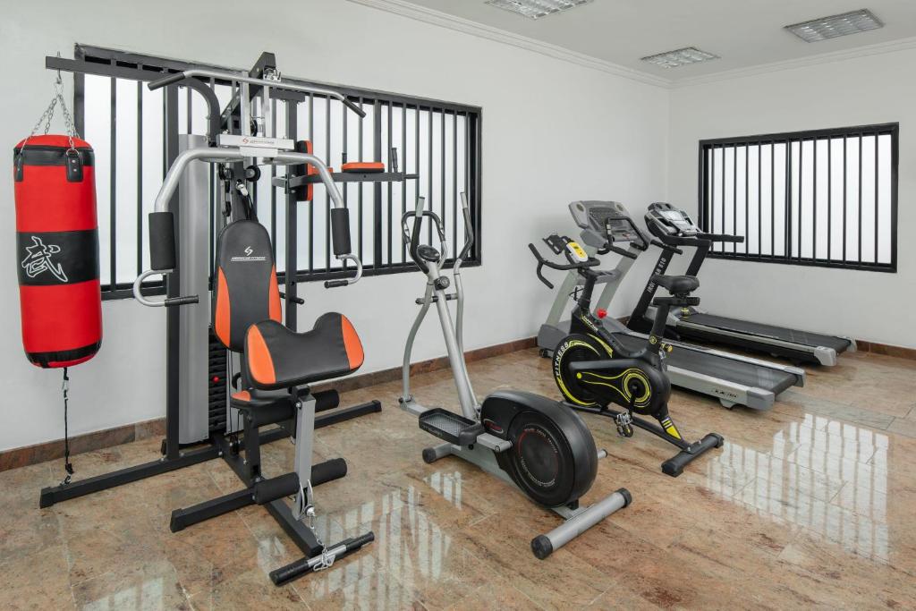 Fitness centrum a/nebo fitness zařízení v ubytování Protea Hotel by Marriott Lagos Kuramo Waters