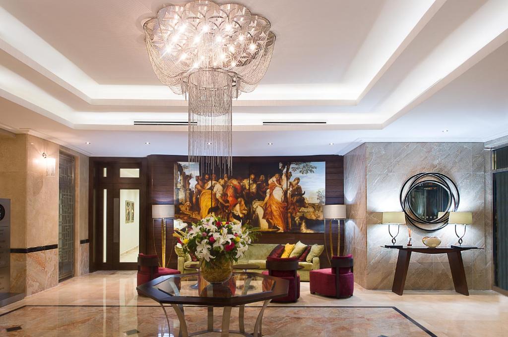 Posezení v ubytování The George Hotel