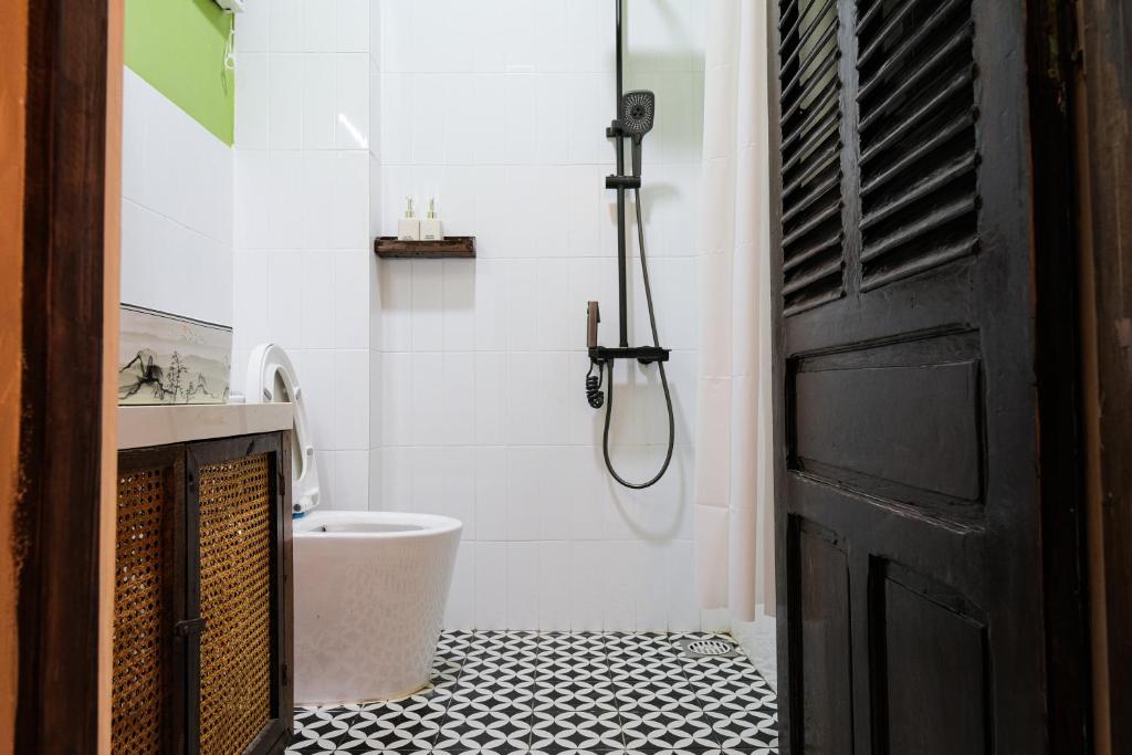 Koupelna v ubytování Mao Homestay