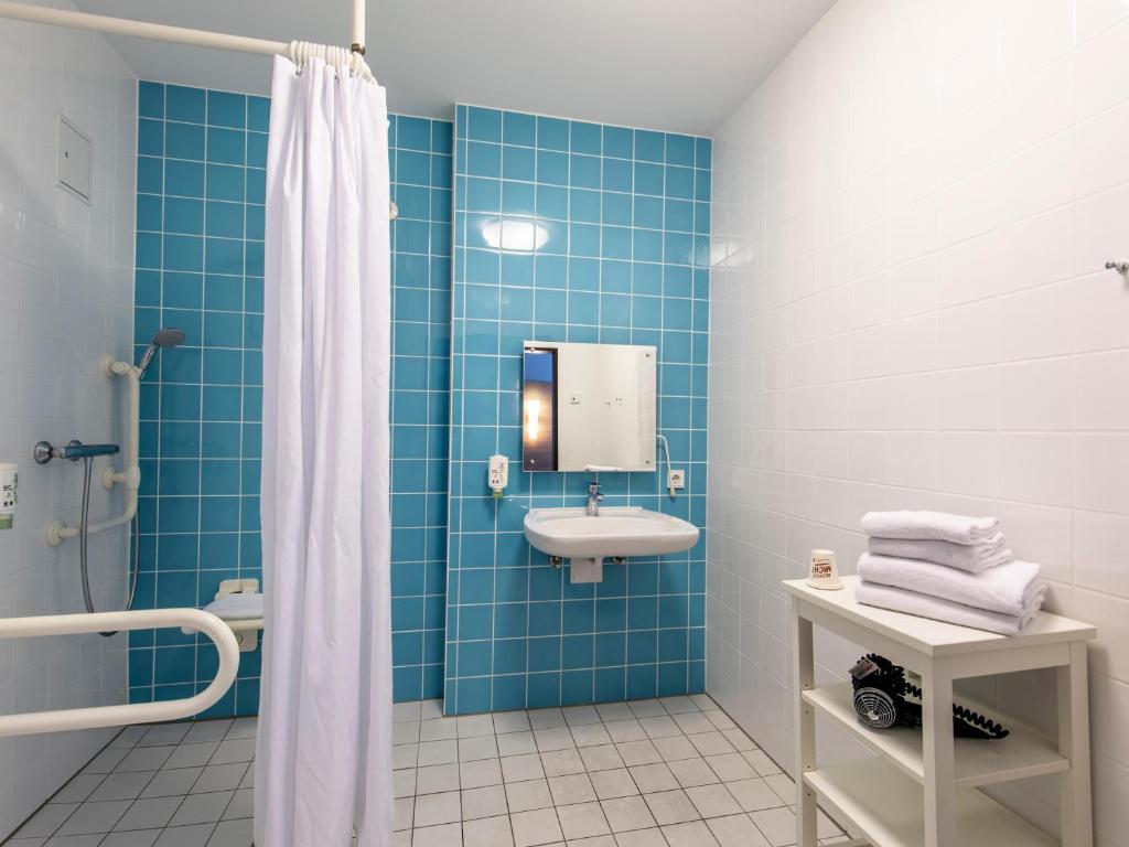 Koupelna v ubytování B&B Hotel Nürnberg-City
