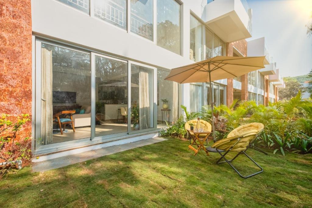 Zahrada ubytování El Rocio Estate 2bhk in Assagao 8 min away from Vagator