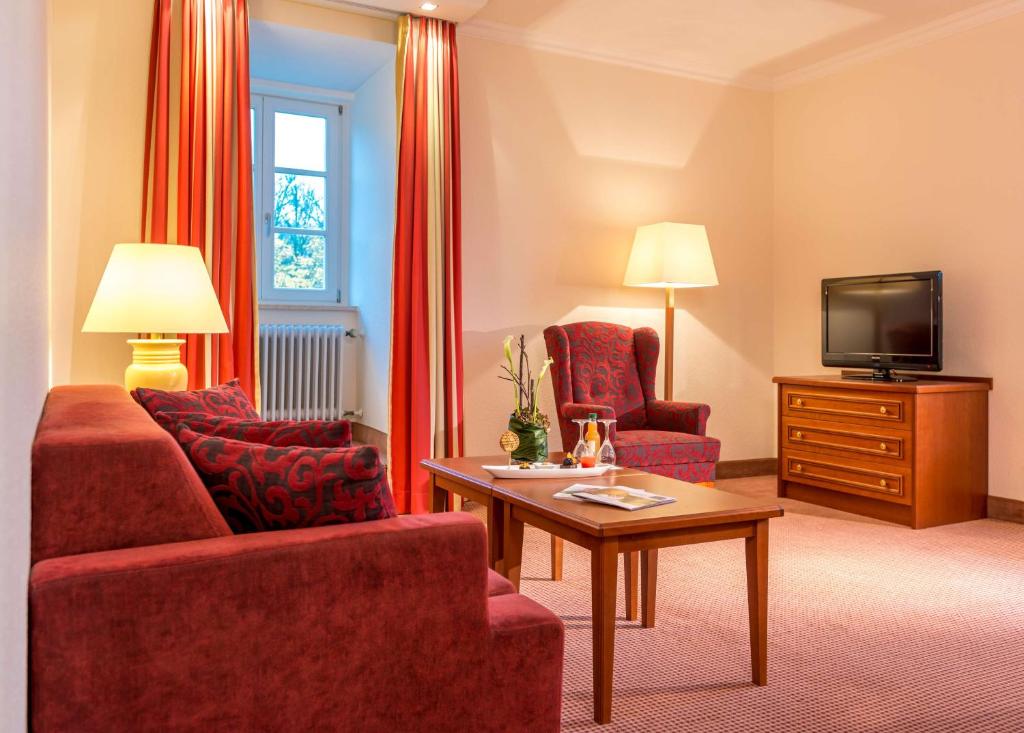 TV a/nebo společenská místnost v ubytování Dorint Resort & Spa Bad Brückenau