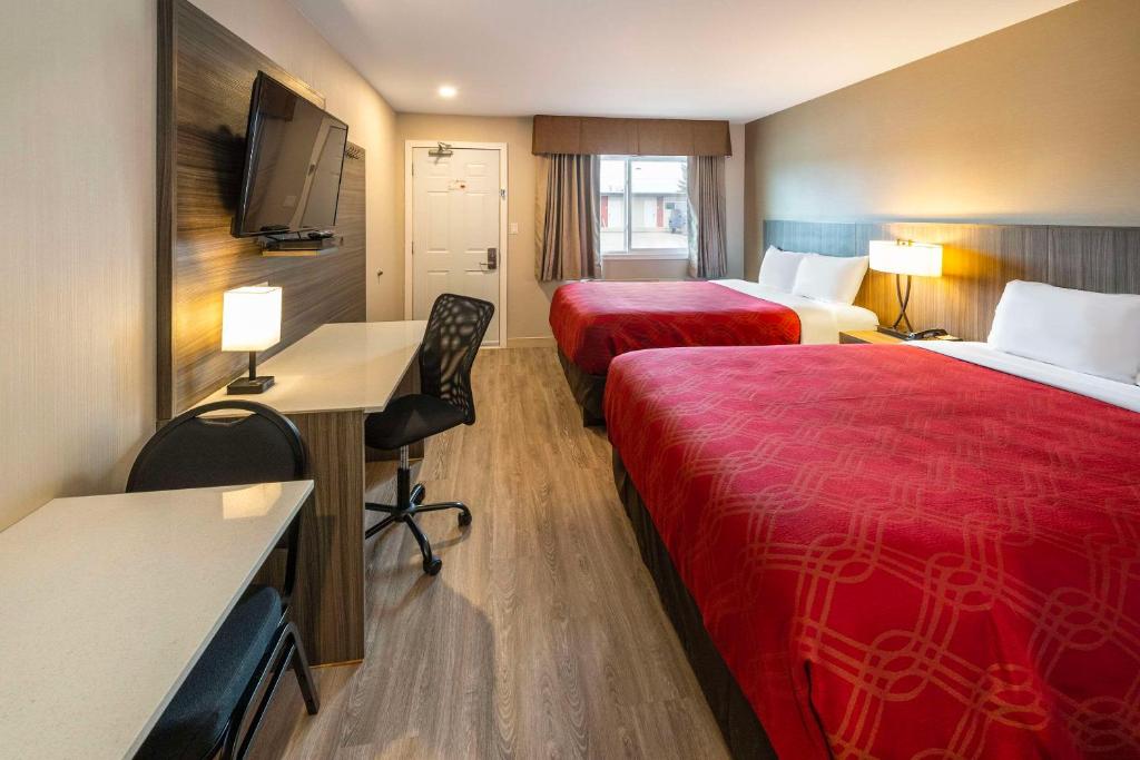Postel nebo postele na pokoji v ubytování Econo Lodge Inn & Suites