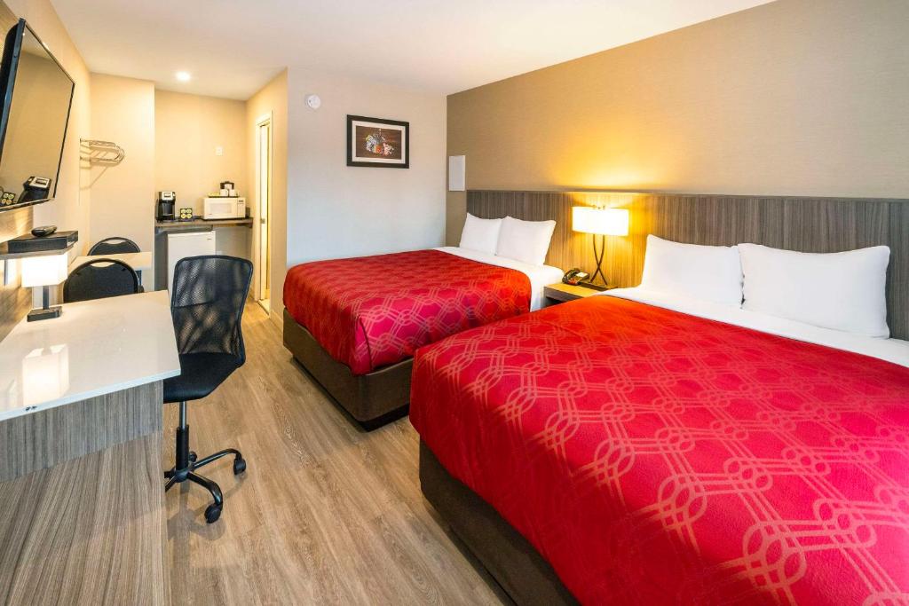 Postel nebo postele na pokoji v ubytování Econo Lodge Inn & Suites