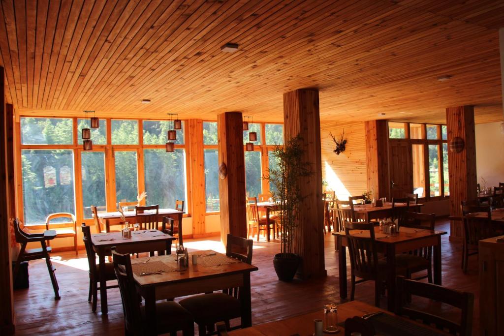 Restaurace v ubytování Om Amriti