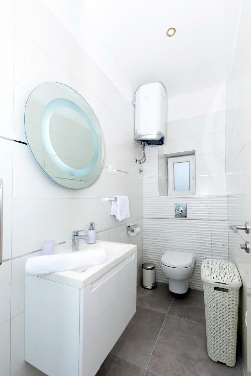 Koupelna v ubytování Peruzovic Rooms 3