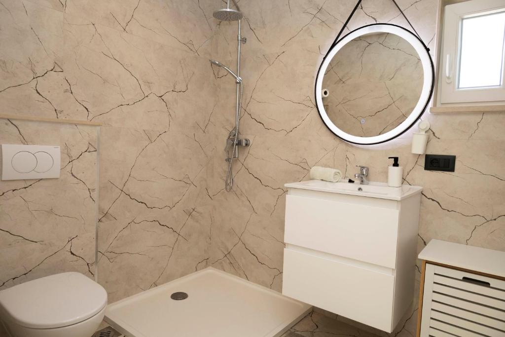 Kúpeľňa v ubytovaní House Vicko