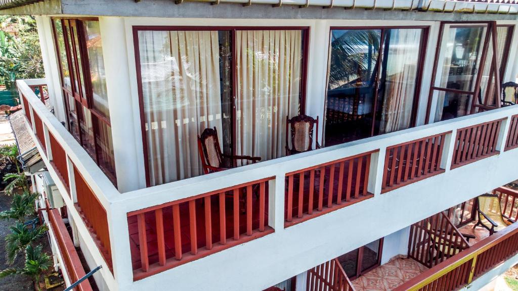 Balkón nebo terasa v ubytování Unawatuna Beach House
