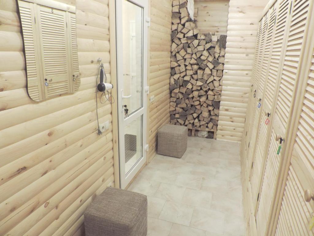 Koupelna v ubytování Breeze Hotel
