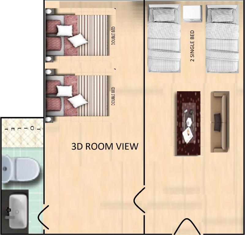 Půdorys ubytování HOTEL IMERETI TBILISi