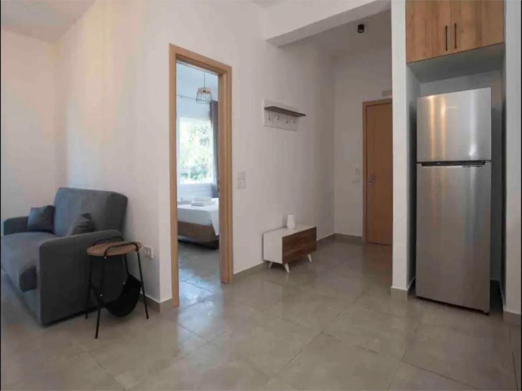 Posezení v ubytování Mimikas Apartment