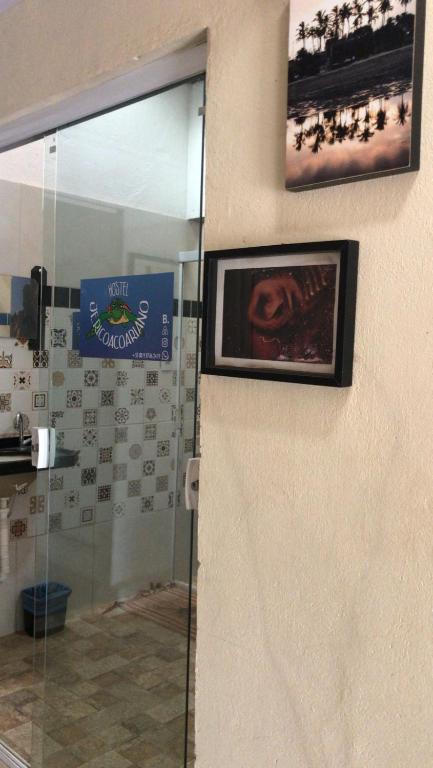 Koupelna v ubytování Hostel Jericoacoariano