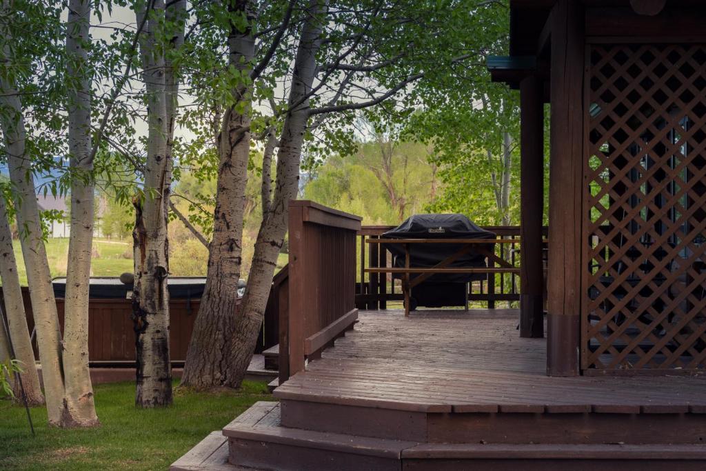 Zahrada ubytování Mt Ranch located in Tetonia