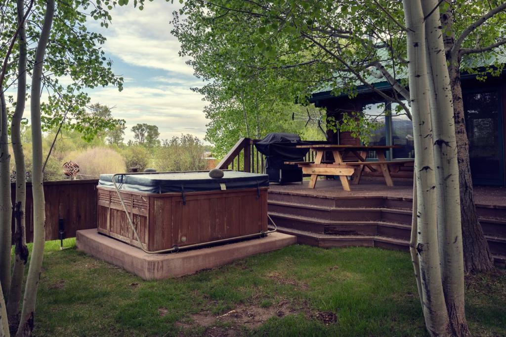 Zahrada ubytování Mt Ranch located in Tetonia