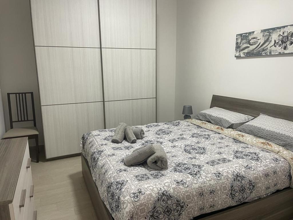 Letto o letti in una camera di BORGO PESCI
