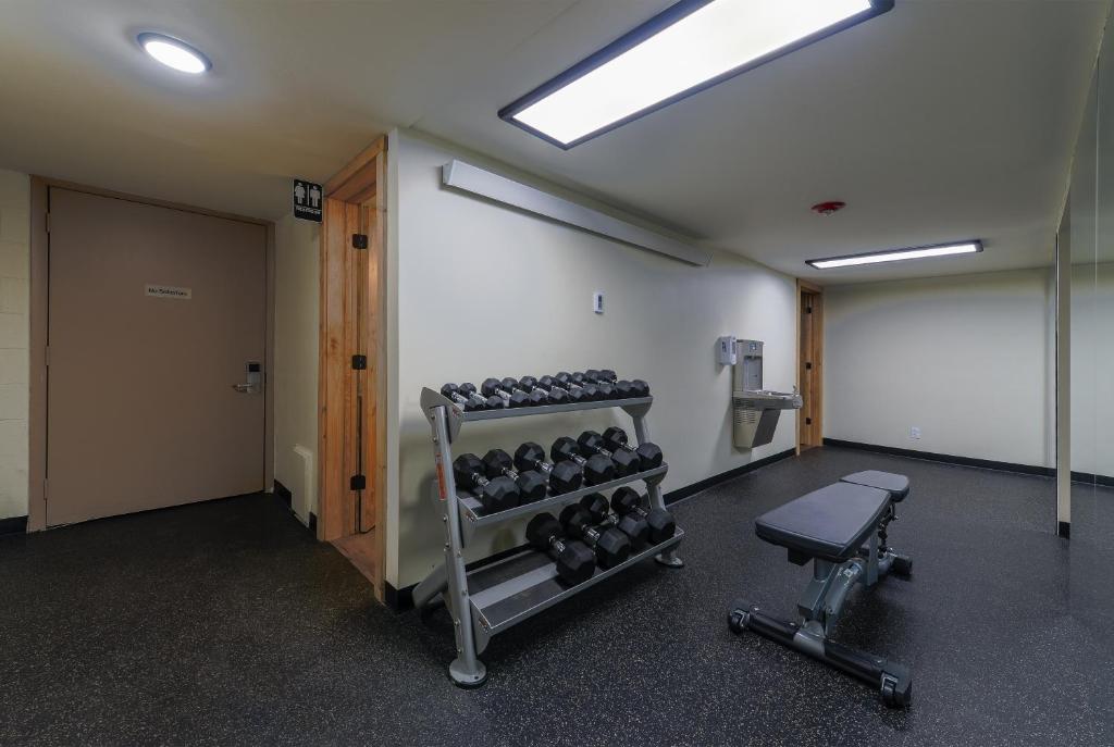 Fitness centrum a/nebo fitness zařízení v ubytování Antler Inn