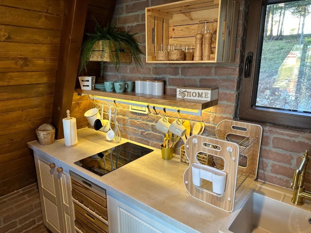 Kuhinja ili čajna kuhinja u objektu Zlatar Resort & SPA