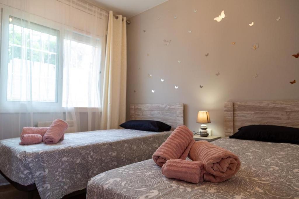 Posteľ alebo postele v izbe v ubytovaní Blended