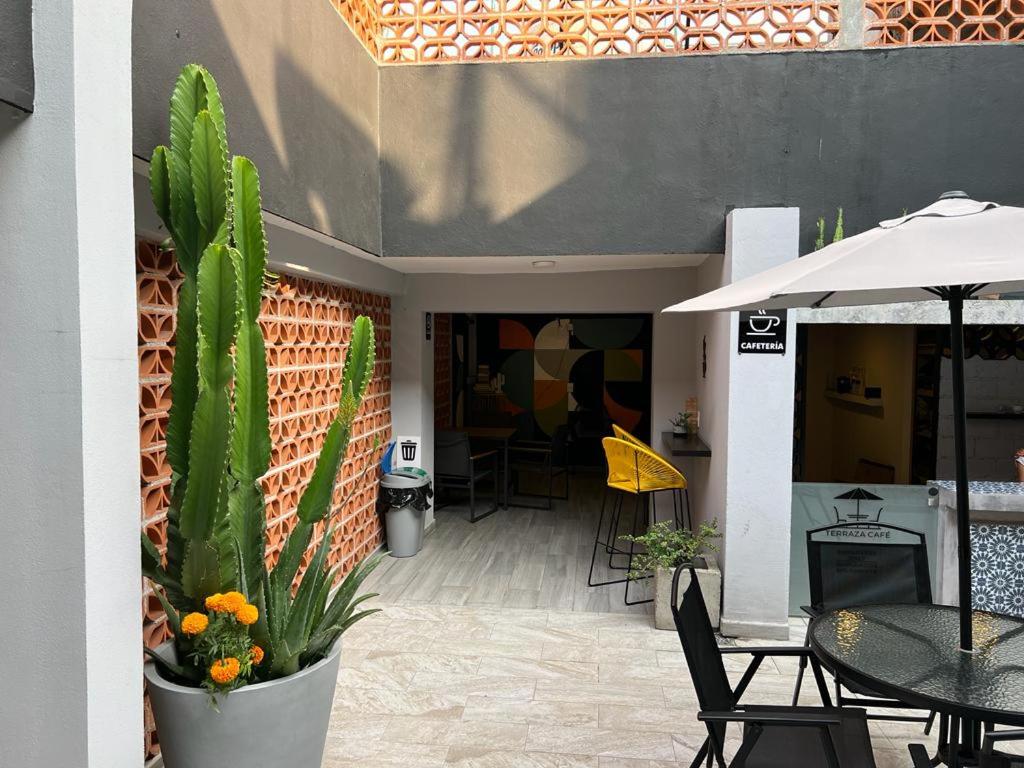 Patio nebo venkovní prostory v ubytování Hotel Ciclovía & Terraza