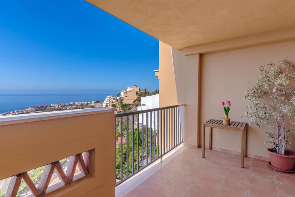 Balkón nebo terasa v ubytování Torrox costa sea view