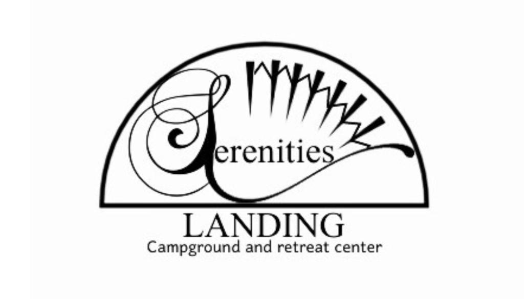 a logo for a gardening equipment and retrieval center at The Butterfly Cabin with adjustable king-size bed. in Kempner