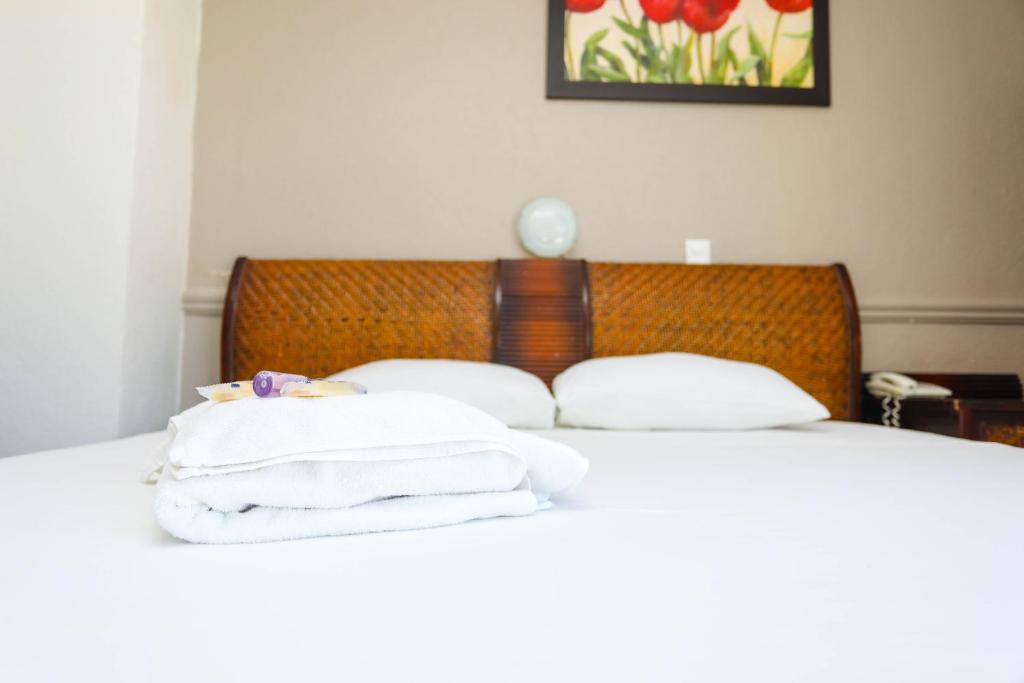 Postel nebo postele na pokoji v ubytování Hotel Parador