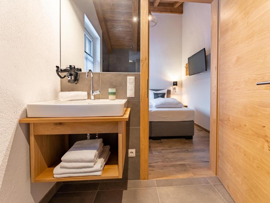 Postel nebo postele na pokoji v ubytování Chalet Aquila