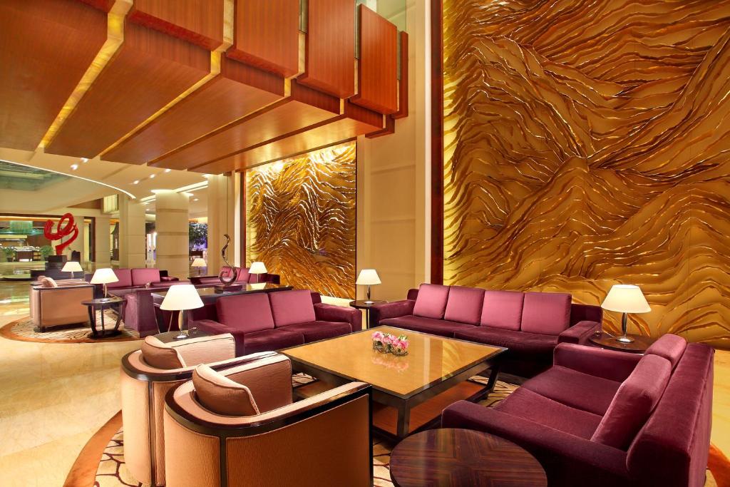 Posezení v ubytování Sheraton Zhoushan Hotel