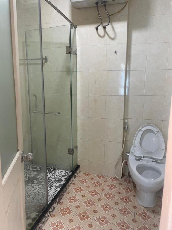 Koupelna v ubytování THỦY TÚ HOTEL
