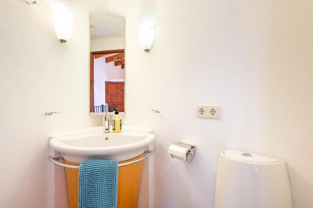 Koupelna v ubytování Casa Romana