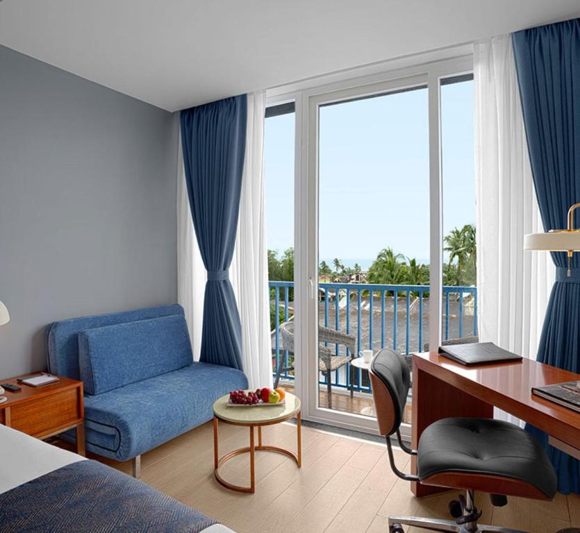 Balkón nebo terasa v ubytování De Mandarin Hotel Goa