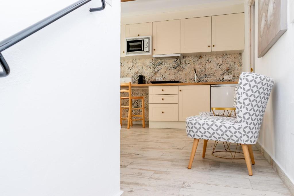 Kuchyň nebo kuchyňský kout v ubytování Casa Del Patio - Boutique Apartments
