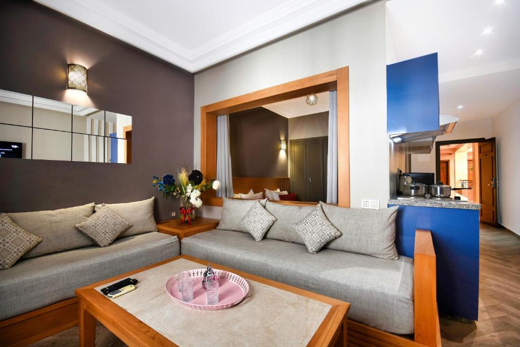 Posezení v ubytování Golden Beach Appart'hotel