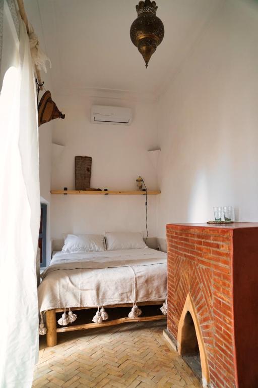 Postel nebo postele na pokoji v ubytování Riad l'Echappée, en exclusivité, 5 chambres
