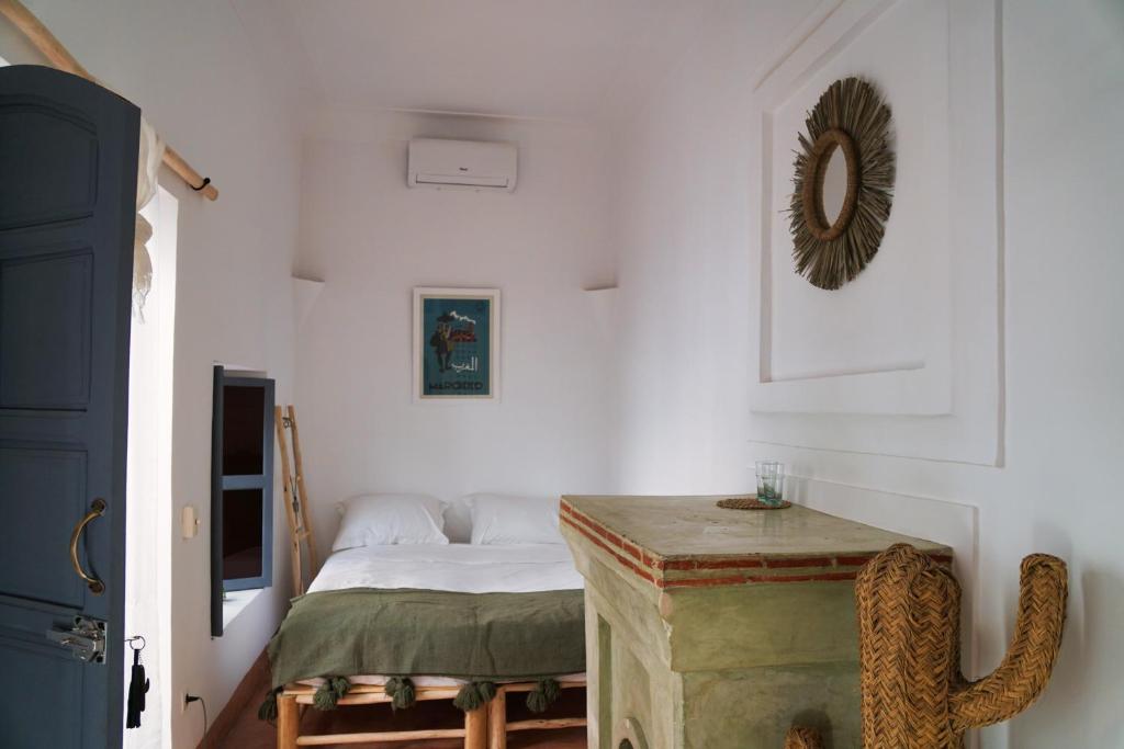 Postel nebo postele na pokoji v ubytování Riad l'Echappée, en exclusivité, 5 chambres