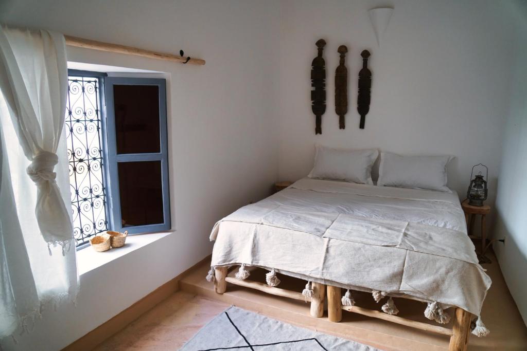 Postel nebo postele na pokoji v ubytování Riad l'Echappée, en exclusivité, 5 chambres