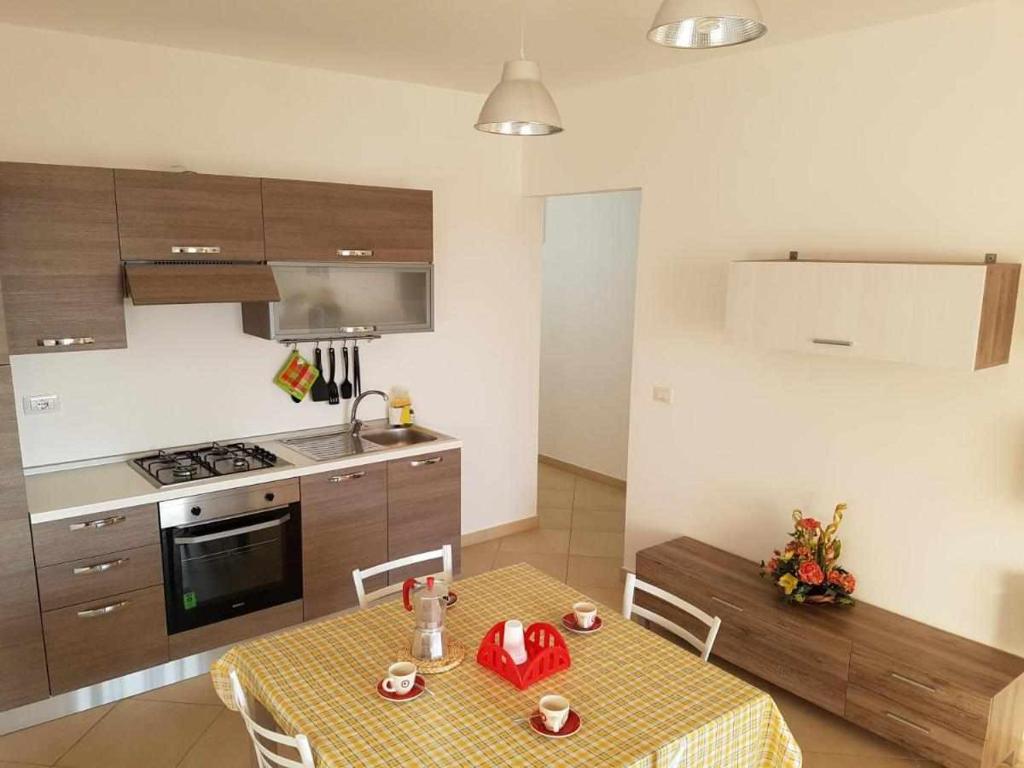 Kuchyň nebo kuchyňský kout v ubytování Residence Boccaccio