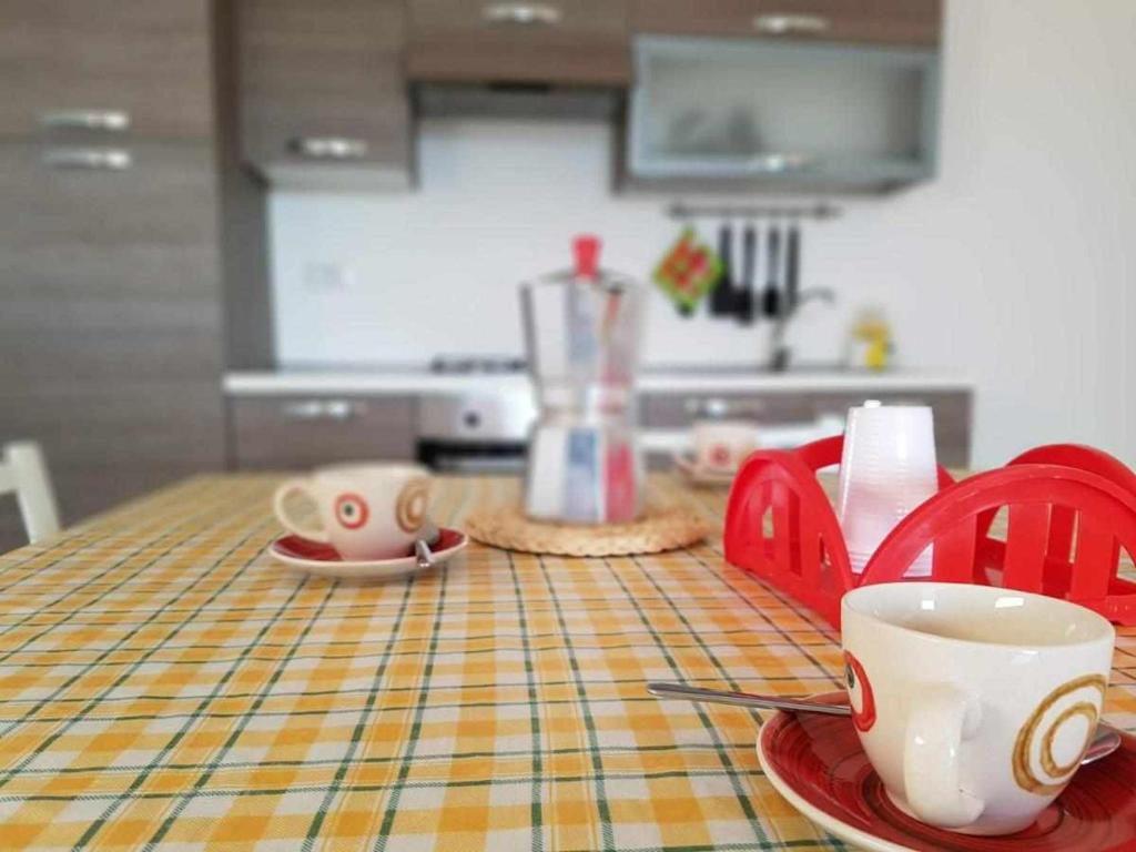 Kuchyň nebo kuchyňský kout v ubytování Residence Boccaccio