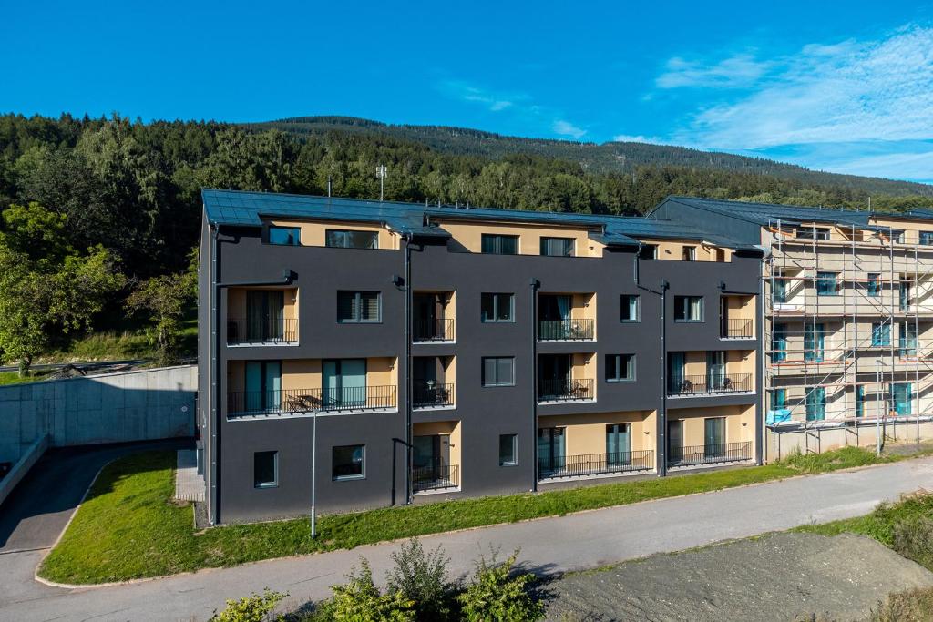 Nespecifikovaný výhled na hory nebo výhled na hory při pohledu z apartmánu